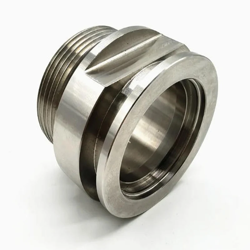 

Stainless Steel Cnc Milling Turning Machining Parts Manufacturer Stainless Steel Channel External Thread Connector