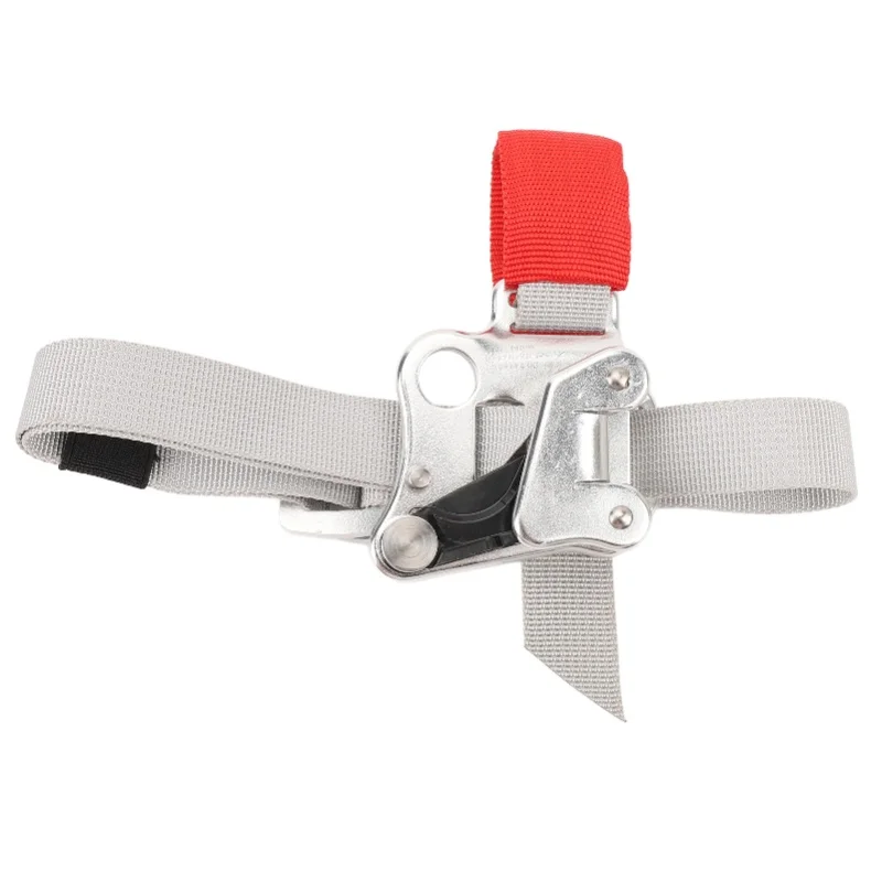 Foot Ascender Riser Aluminum Alloy Polyester Strong Rappelling Gear Equipment For Rock Climbing Tree Arborist Rescue Caving