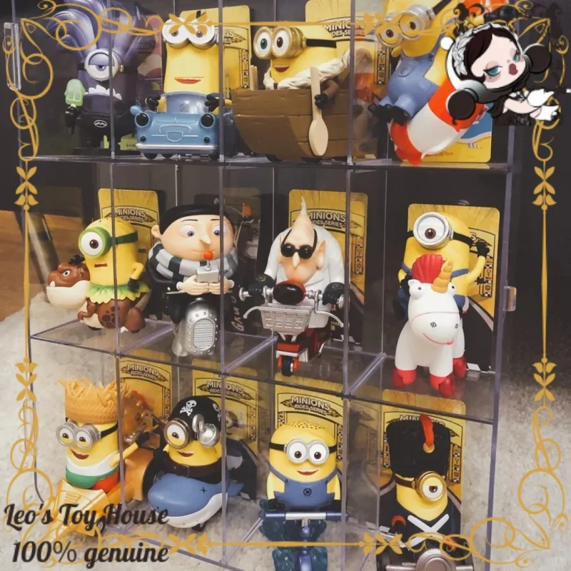 

POPMART Minions Ride Series Blind Box Designer Art Toy Creative Desktop Decor Trendy Lifestyle Piece Stylish Accent Customized