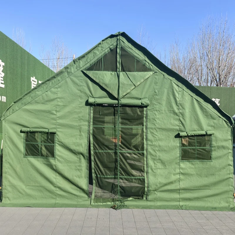 Hot Sale Luxury Canvas Tenda 100-Seater Large Steel Frame Tent for Jungle for South Africa