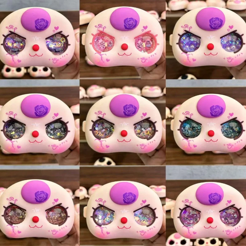 400% Baby Three Quicksand Eyes New High-Quality Hand-drawn designs Vinyl Face Shell Purple Rose Bangs Exquisite Doll Accessories view 6