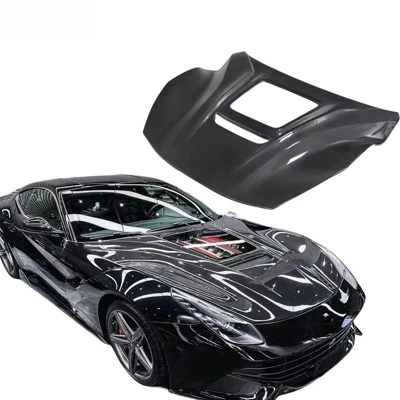 

For F12 Upgraded Carbon Fiber Transparent Reinforced Glass Hood Body Kit