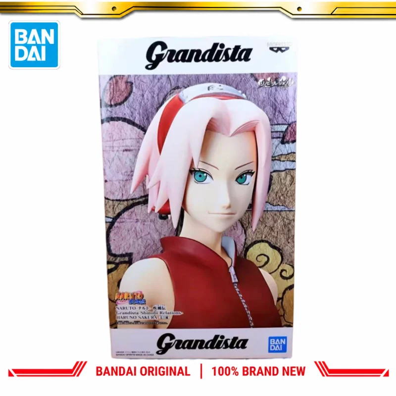 

В наличии: Оригинальная фигурка Bandai Naruto Haruno Sakura, новая, в коробке, модель персонажа аниме, игрушка-модель.