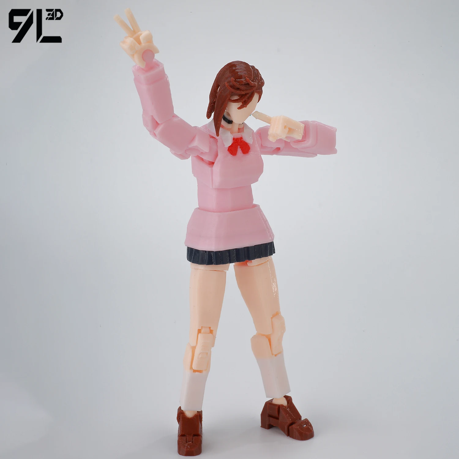 Figura articulada impressa 9L3D Lucky Dummy 13 Momo Ayase Little