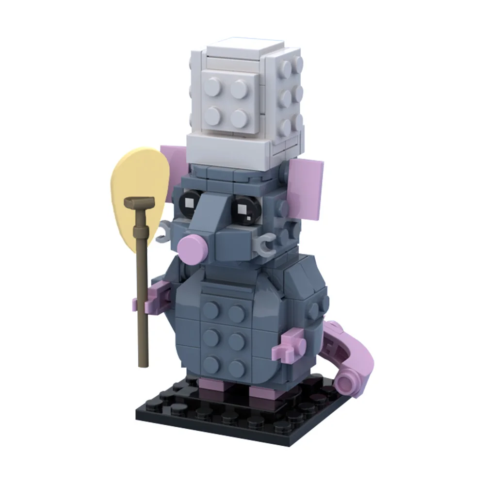 

MOC Remy The Rat Building Blocks Модель фильма Remy The Rat God of Cooking Bricks Сборка игрушек Дети DIY Подарки на день рождения