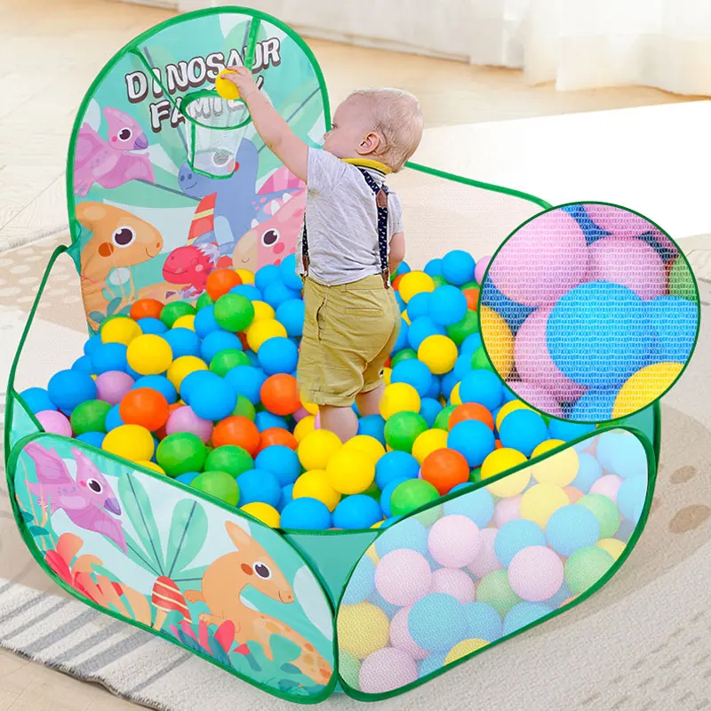 Tragbare Kinder zelt Cartoon Ball Pool für Kinder Indoor Baby Zelt Kinder spielen Haus Kind Tipi Tipi Zelt Ball Pool Spielzeug