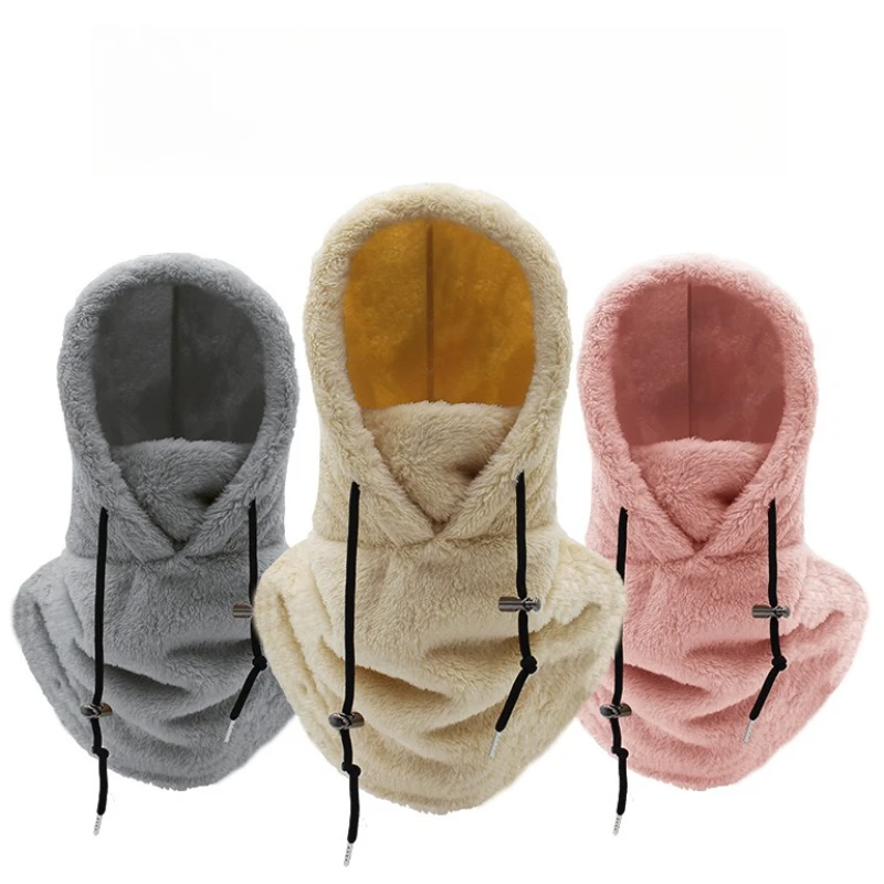 

Wind-Resistant Winter Face Mask,Fleece Ski Mask for Men and Women,Warm Face Cover Hat Cap Scarf