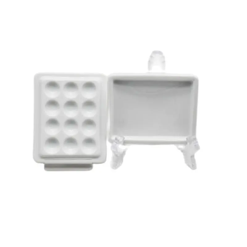 XANGTECH Dental Porcelain Plate Palette 12/28/36 Holes Ceramic Thermal Insulation and Moisturizing Technician Tools