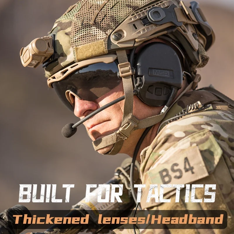 JSJM New Professional Tactical Shooting Glasses Outdoor Sports Windproof Dustproof Safety Military Protective Goggles Sunglasses