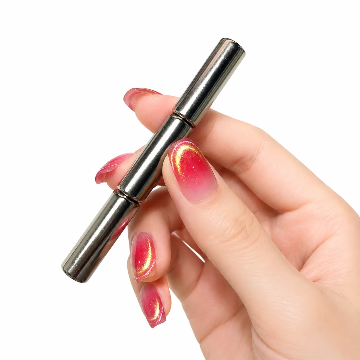 Cat Eye Nail Magnet 10mm Diameter 30mm Length Strong Cylindrical Tool For Magnetic Gel Polish Manicure