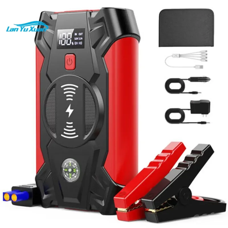 

39800mAh Car Jump Starter Power Bank Portable Battery Booster Charger 12V Starting Device Auto Emergency Start-up Lighting