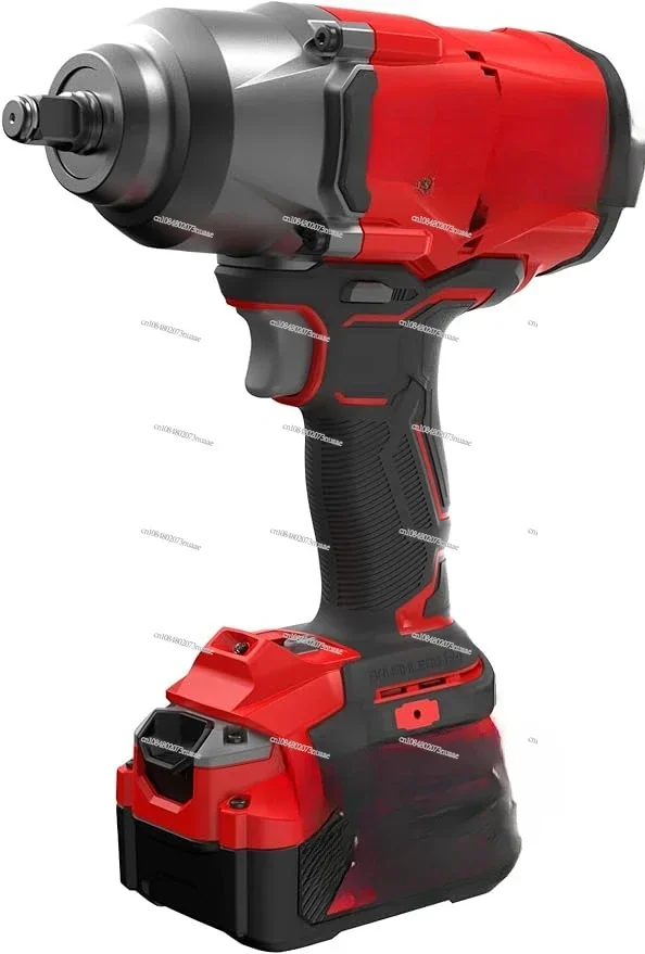 Cordless impact wrench, brushless, high torque, 1/2 inch, 4Ah battery and charger included.