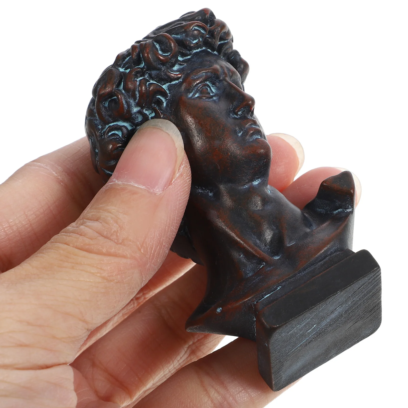 

1Set Exquisite Resin Mini David Sculpture Decor Gift Art David Sculpture Statues for Home Decor