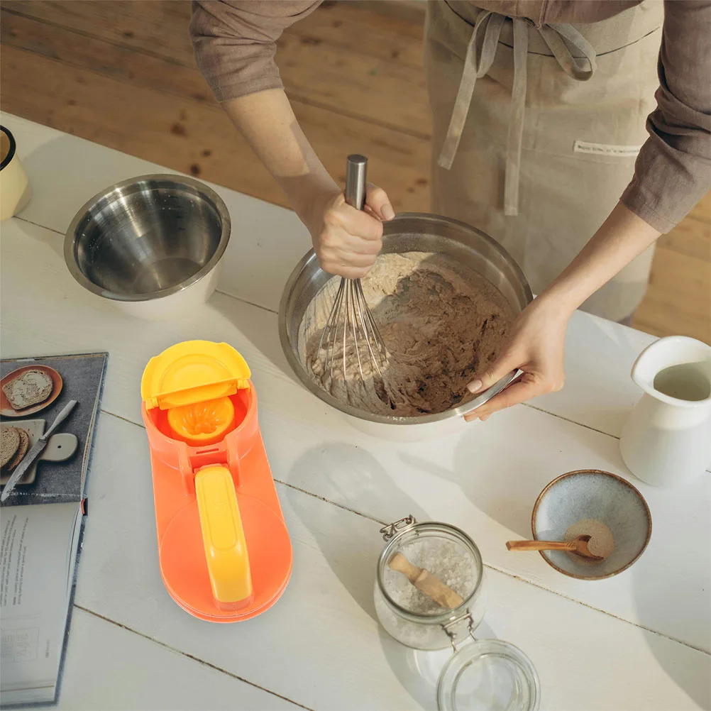 

2Sets Dumpling Wrapper Mold Plastic Dough Press Manual Dumpling Skin Maker Kitchen Tool for Making