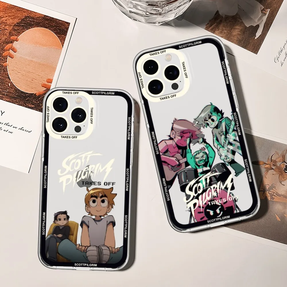 Scott Pilgrim Takes Off Phone Case For Xiaomi Redmi Note 7 8 9 10 11 Pro Max Transparent Border Shell