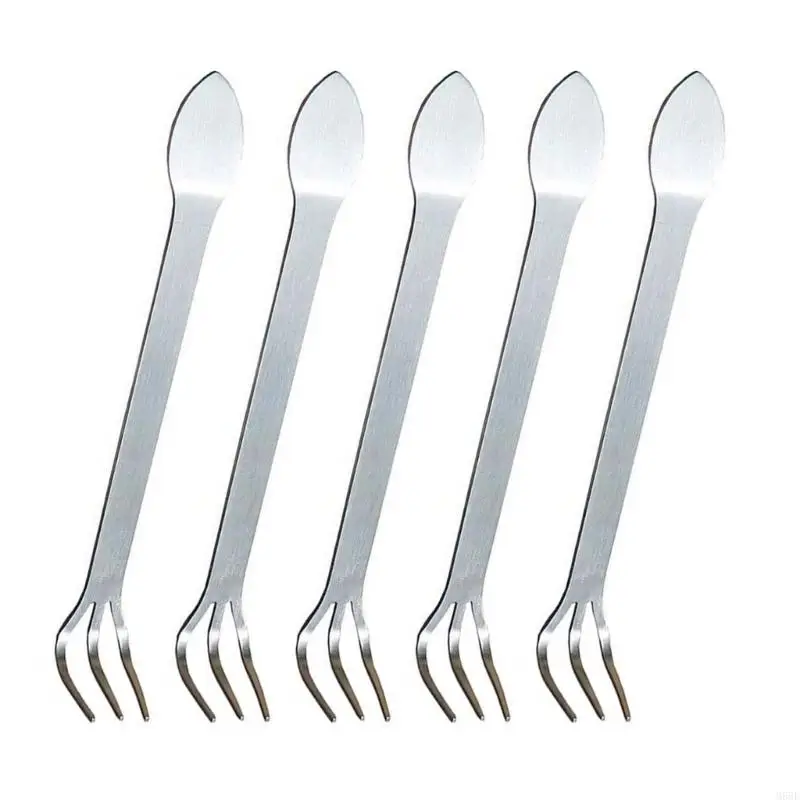 

Root Rakes Stainless Steel 3 Prong Thickened Nonslip Handle Loosening Cultivator M68E
