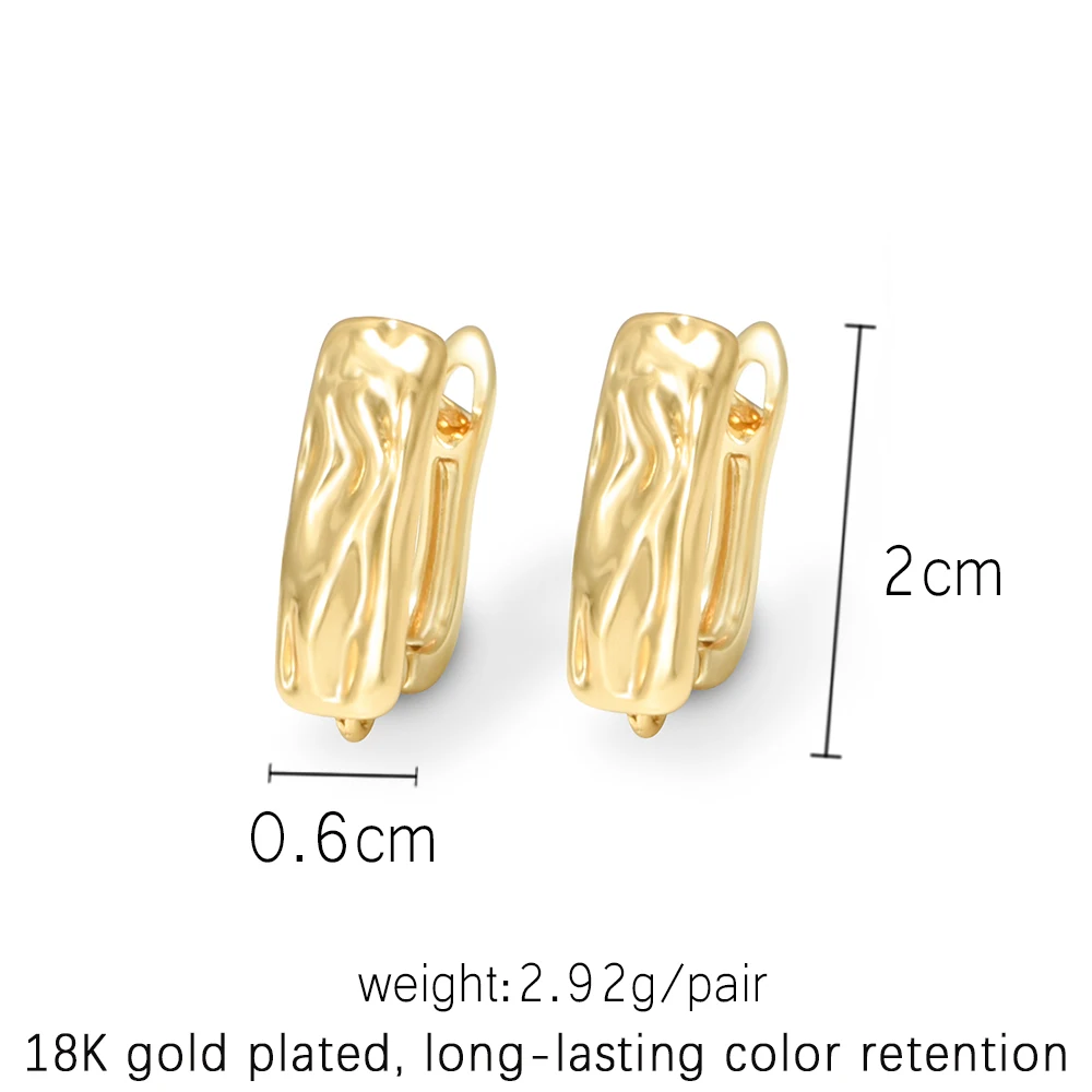 1 Pair French Simple Style Earring Hooks 18K Gold/ Rhodium Plated Accessories For Jewelry Making Materials Wholesale