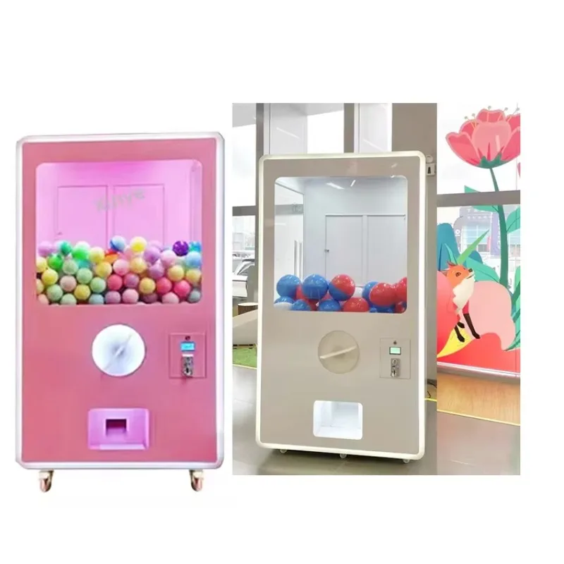 

Metal Coin Operated Games Arcade Gacha Gachapon Machine Large Capsule Toy Vending Machine for Kids