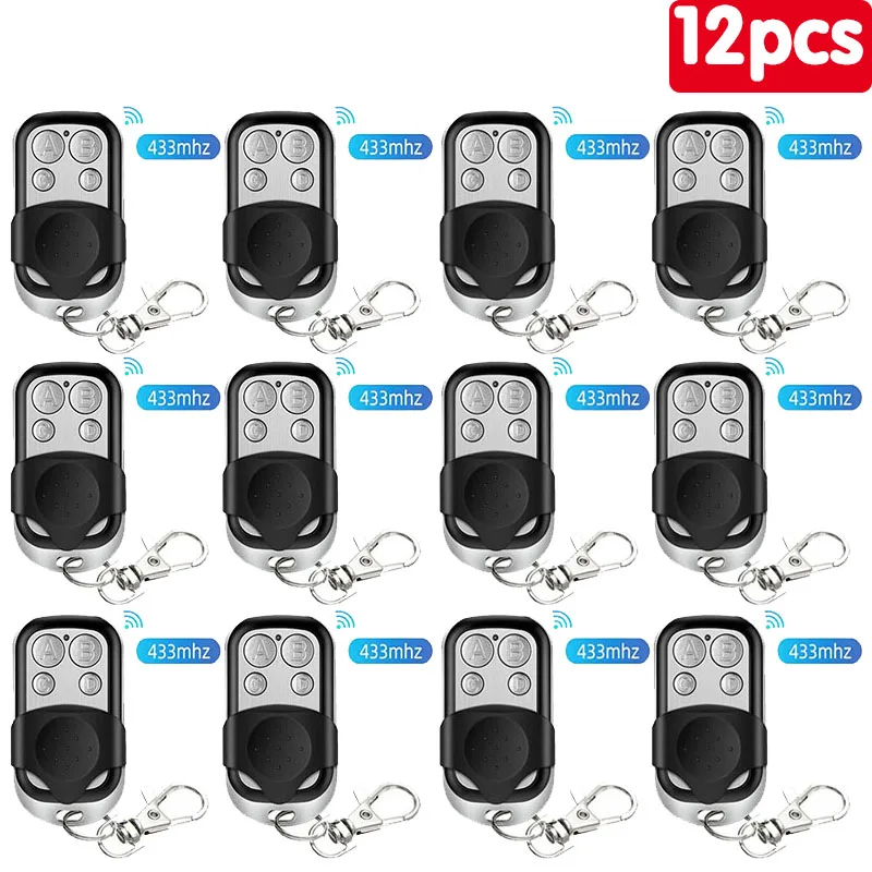 

1/6/12pcs HFY408G Clone Clone Clone Key Remote 433MHz Universal Clone Learning Code Garage Door Rolling Code