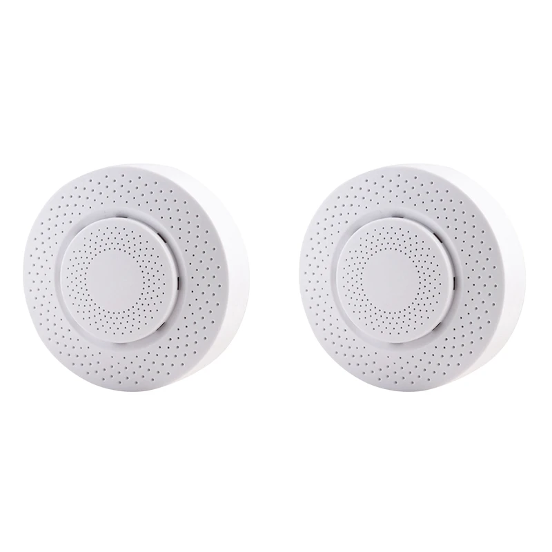 

2X Zigbee Tuya 3.0 Air Quality Monitor Air Housekeeper 5 In 1 Formaldehyde VOC Co2 Temperature Humidity Detector Sensor