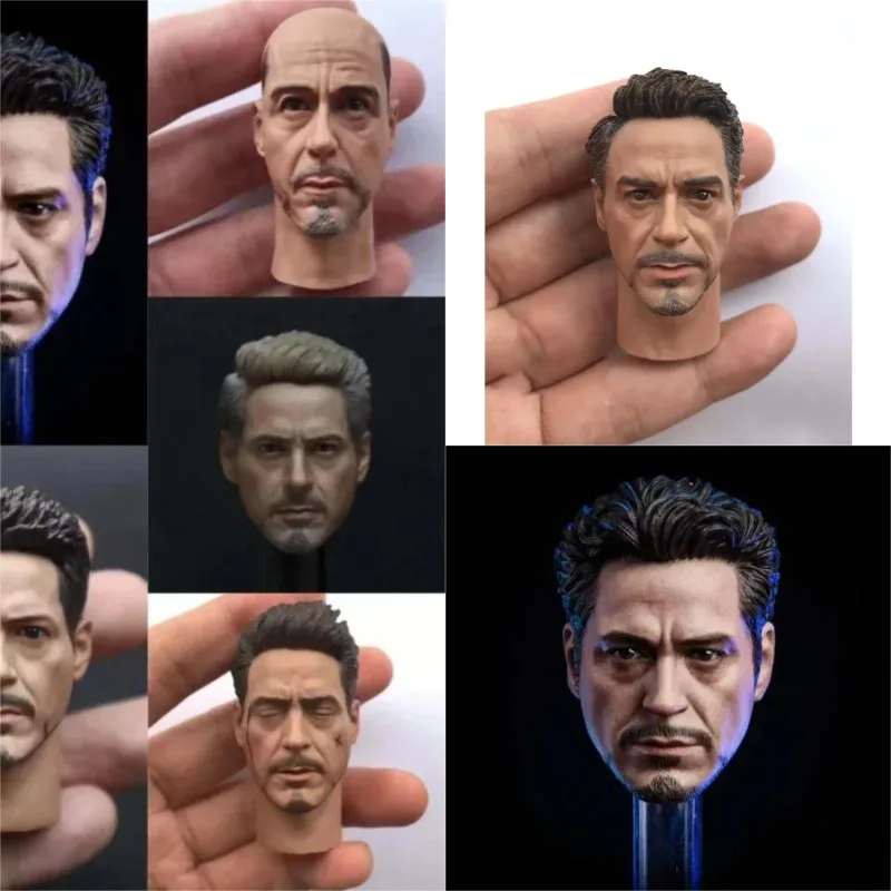 1/6 Scale American Actor Male Soldier Head Carving Model for 12in Action Figure Collection Toys