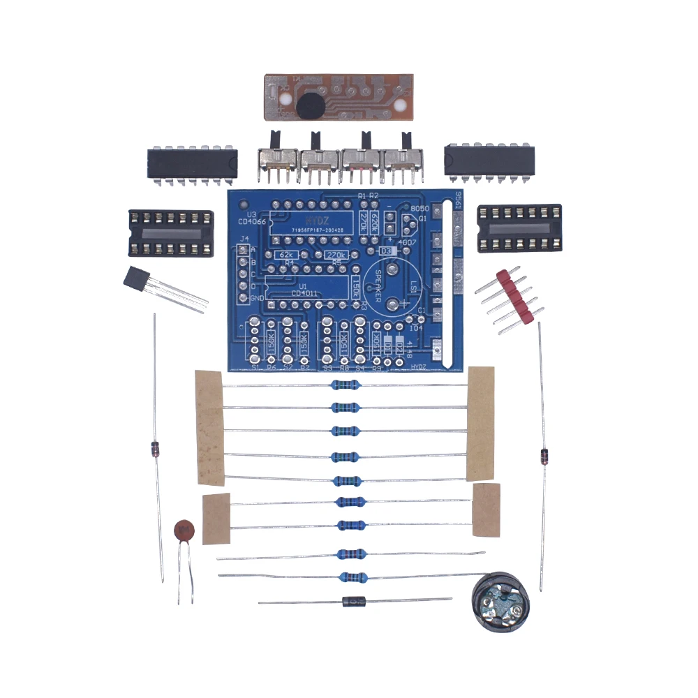 LIZAO 16-Tone Music Box DIY Solder Kit BOX-16 Electronic Module for Arduino Practice Project