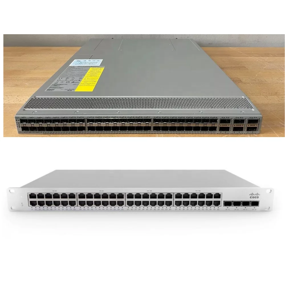 For N9K-C93180YC-FX 48 Port SFP 6 Port 100G QSFP Ethernet Gigabit Managed Enterprise Router with SNMP Support