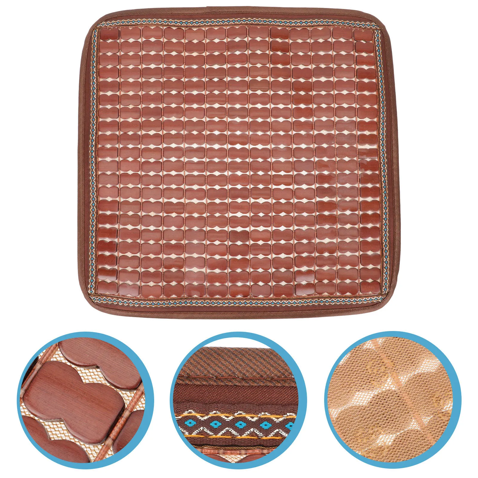 

Cooling Bamboo Swing Cushion Summer Outdoor Patio Garden Seat Pad Breathable Comfortable Non-Slip Swing Cushion