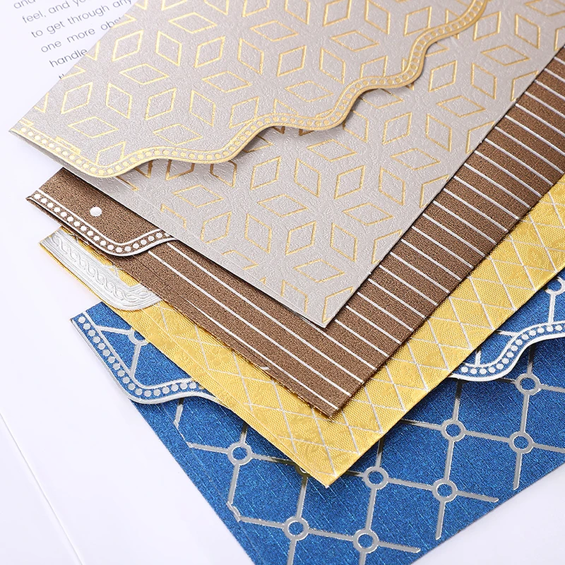 

30pcs/lots 19x9cm Envelope Line Grid Small Business Supplies 120g Paper Message Postcard Invitation Wedding Stationery Packaging