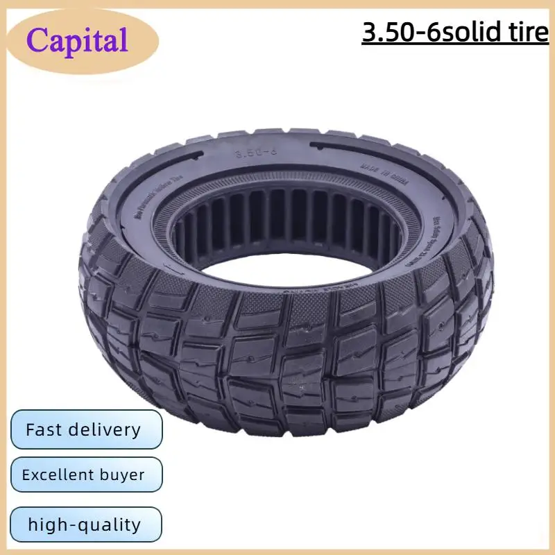

Specially designed for electric scooters, durable replacement tires with 3.50-6 inner grille non inflatable tires