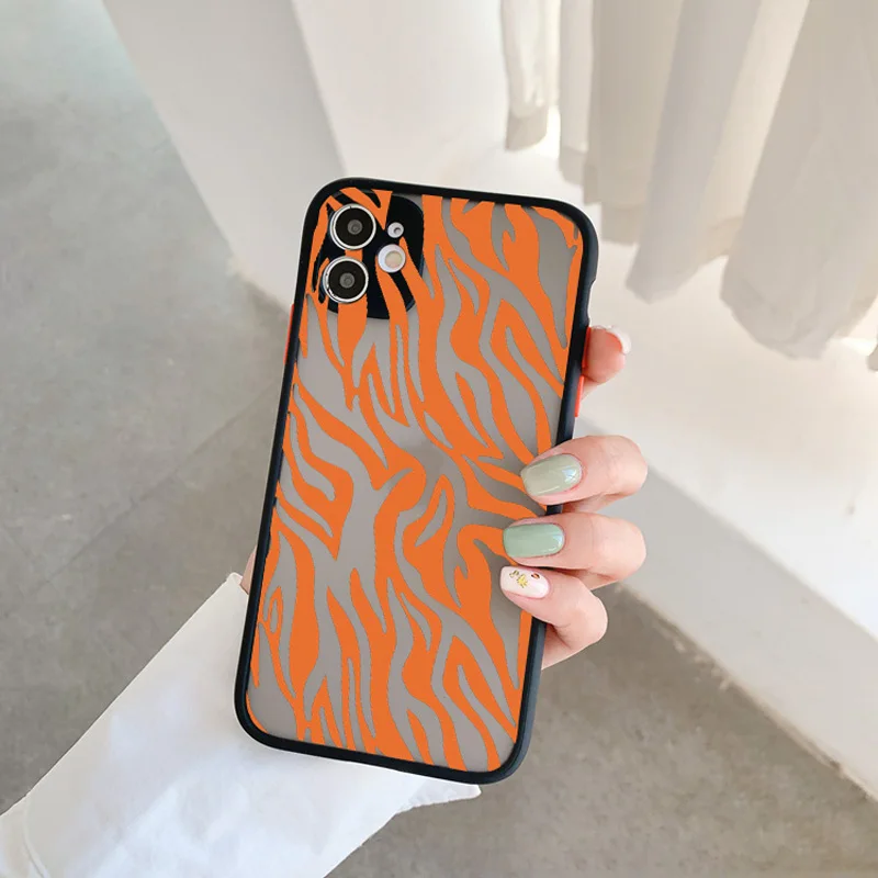 Gimfun Cartoon Zebra Phone Case for IPhone 15 13 12 11 Pro Max Mini 8 7 Plus SE 2020 X XR Xs Max Cow Shockproof Back Cover