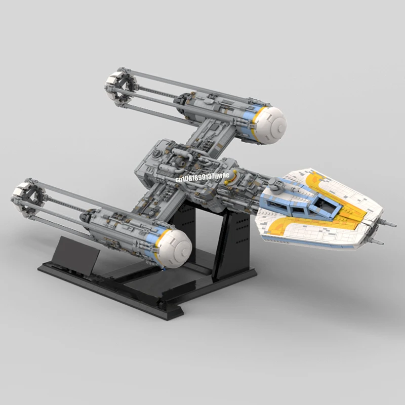 NEW 7841PCS Famous Star Movie MOC Rebel fleet Y-Wing long-range bombers model DIY creative ideas Child Toy Birthday Gift blocks