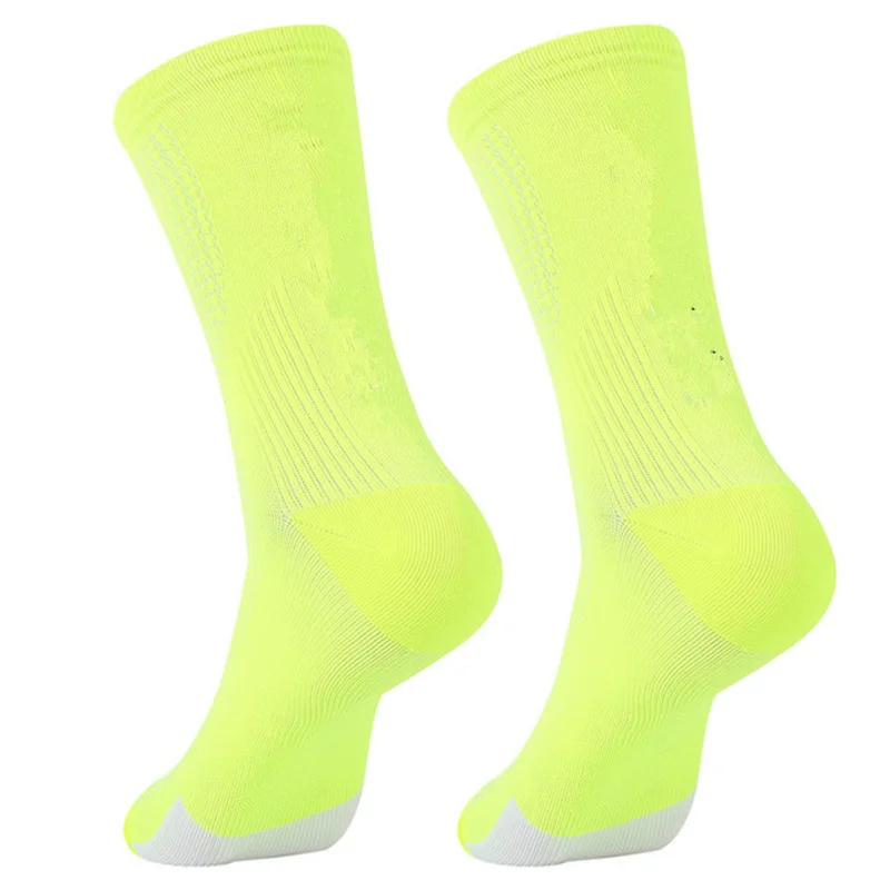 Calcetines deportivos transpirables para hombre y mujer, medias de calidad profesional para ciclismo, para carreras al aire libre, talla grande, novedad