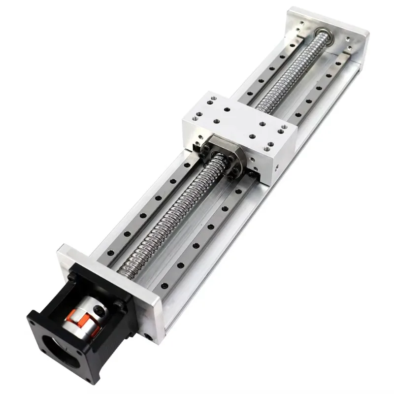 HLTNC 80mm Width Linear Modular Actuator Electric Slide Ball Screw Guide Slide numerical control system with stepper motor kit