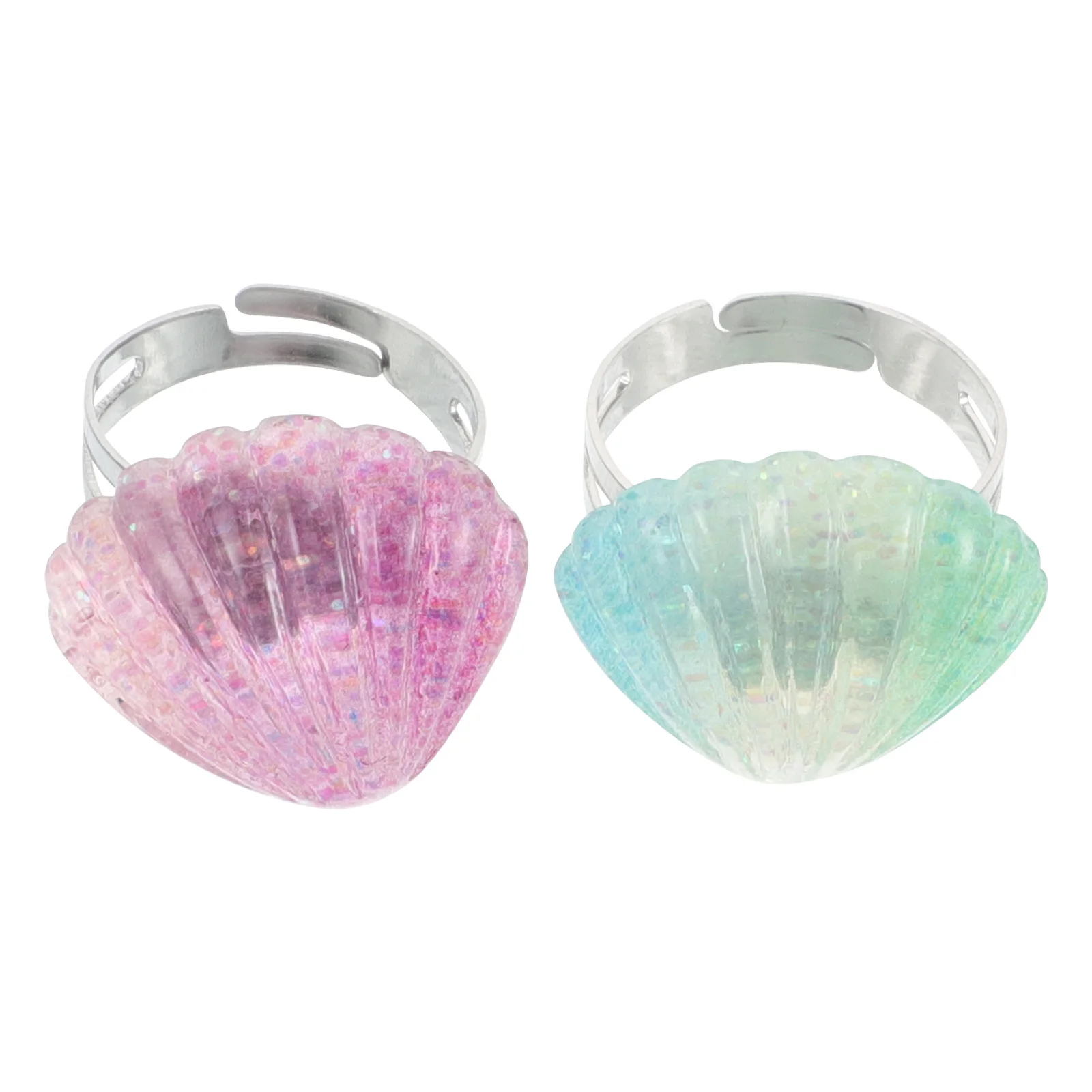 

2 Pcs Little Girl Toys Jewelry Kids Beachy Rings for Boys Decorations under The Sea