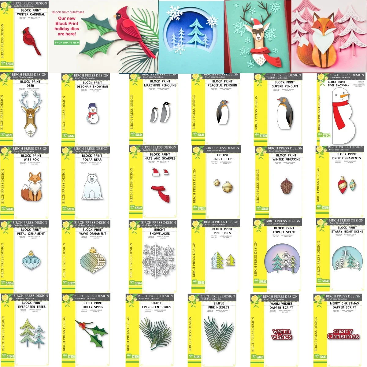Christmas Snowman Elk Fox Tree Penguin Metal Cutting Dies for DIY Decorating Scrapbook Paper Card Album Craft Die 2025 New