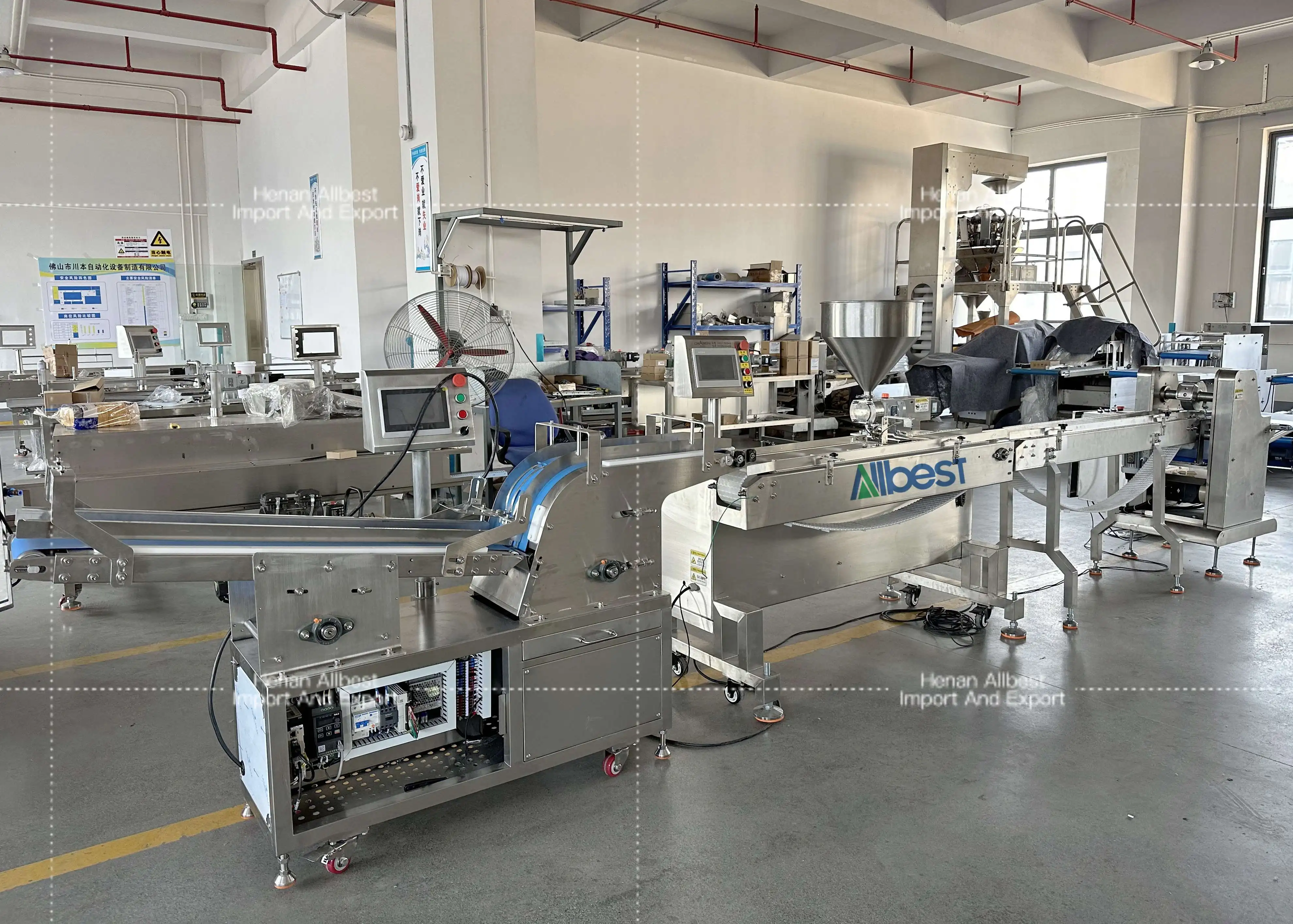 High-Speed Bakery Equipment for Simple Bread Production Line New Pita Pocket Bread Making Machine Flour Milk Ingredients