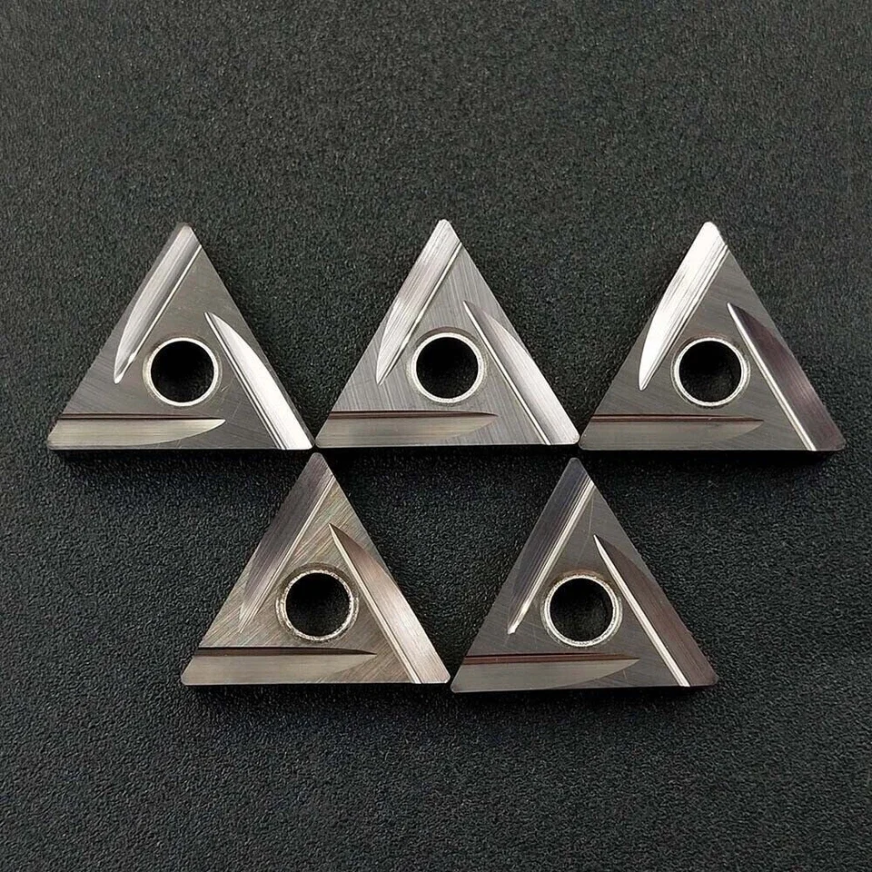 High-Gloss Cleaner Metal Ceramic Turning Blade/Triangular Double-Sided High-Precision Grinding Insert Tnmg160402/04/08R/L-2G for Mtjnr/L Tool Holder