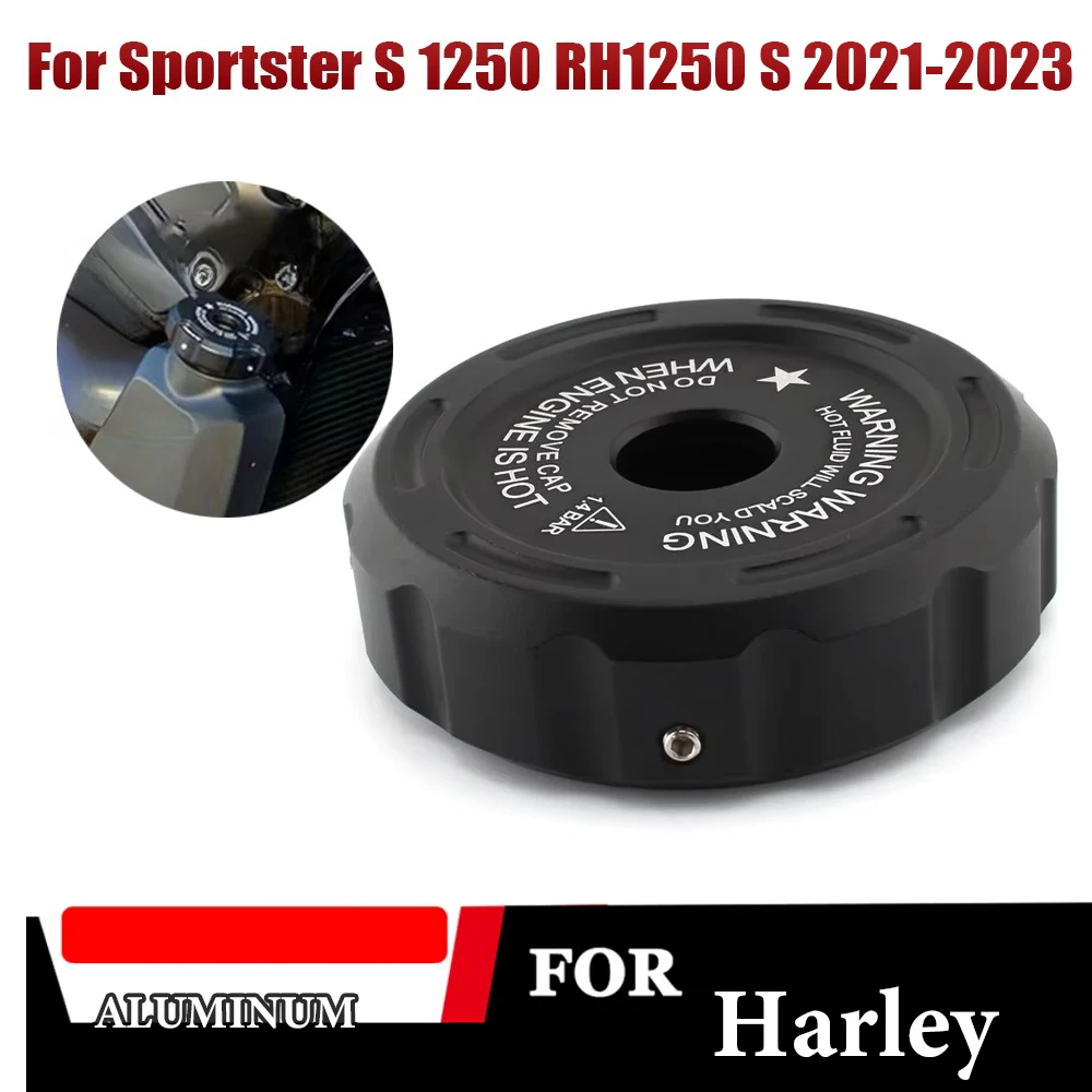 

For Sportster S 1250 RH1250 S 975 RH975 2022 2023 Motorcycle Engine Radiator Tank Cover Fuel Tank Cap Water Tank Cover