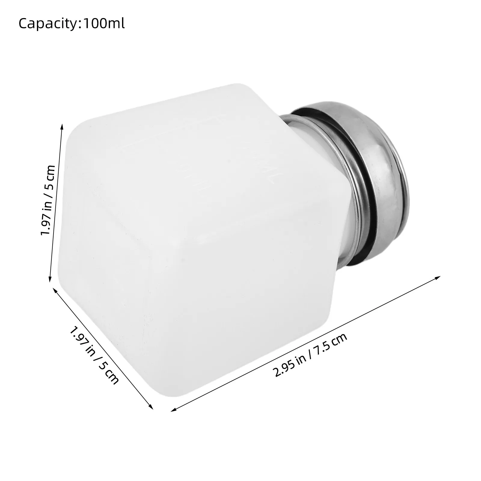 4Pcs Industrial Alcohol Pump Bottles Leak Proof Solvent Dispenser Clear Plastic Container for Phone Repair Circuit Board