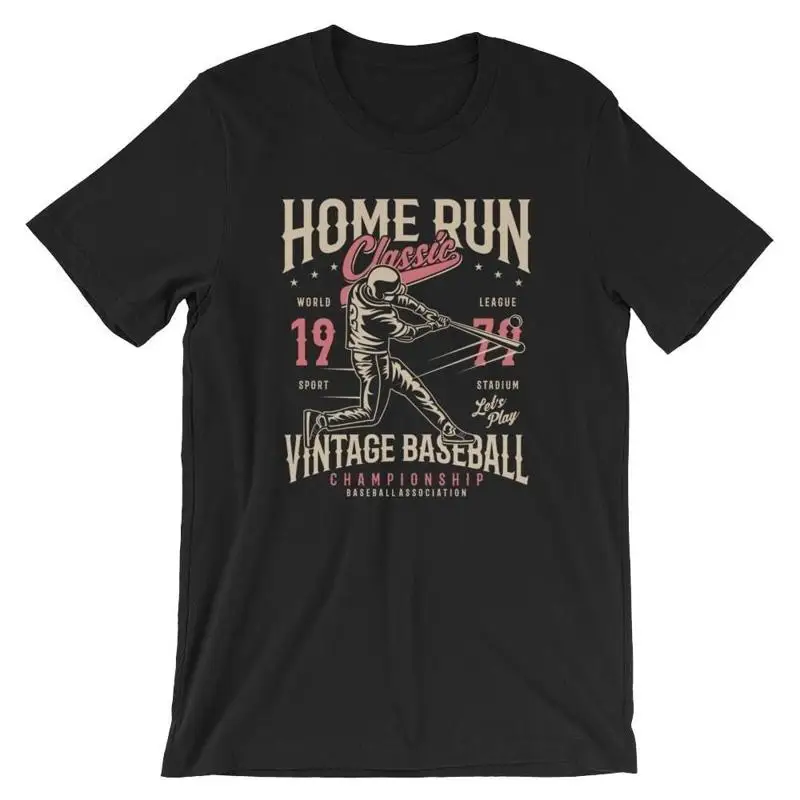 

Home Run Classic T Shirt Baseball 100 Cotton Premium NEW