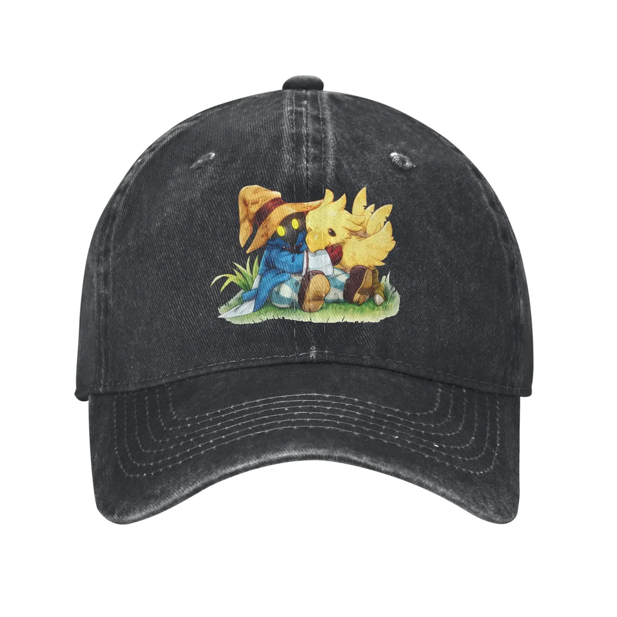 Chocobo Vivi Final Fantasy 9 Fashion Baseball Cap  Breathable Fabric Women Hat  Travel Sightseeing Women Hat