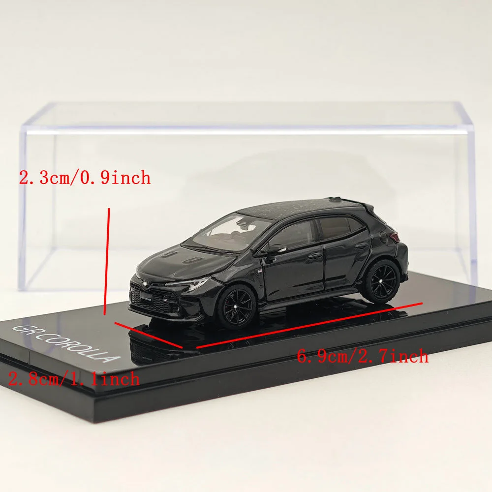 Hobby Japan Diecast Diecast Models Car Collection, Car Toys Gift, RZ Pride, Black Pearl, Gazcorolla, HJ641067BK, 1:64