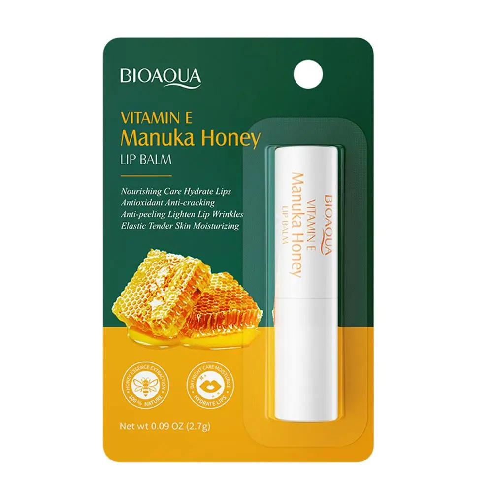 Vitamin E Honey Lip Balm Moisturizing & Nourishing Long Lasting Hydration for Dry Cracked Lips Natural Ingredients