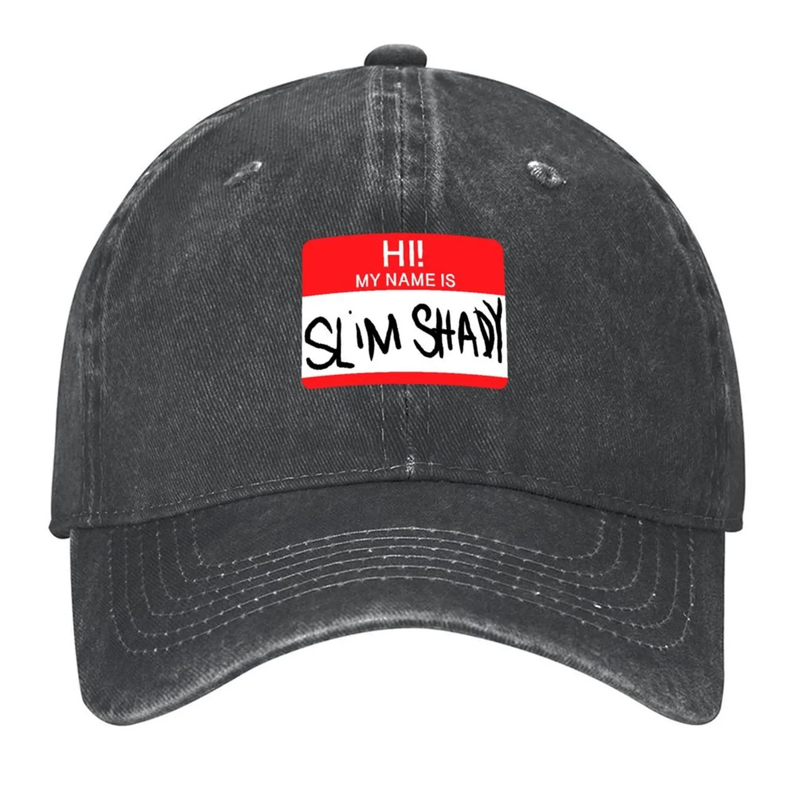 

Hi! My Name Is Slim Shady Baseball Cap Sports Cap Fashion Beach tactical cap Luxury Man Hat Designer Man Women's