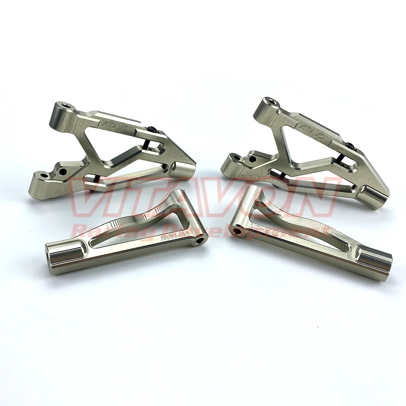 Vitavon CNC aluminum 7075# Front Lower & Upper Arms for Arrma 6S Typhon