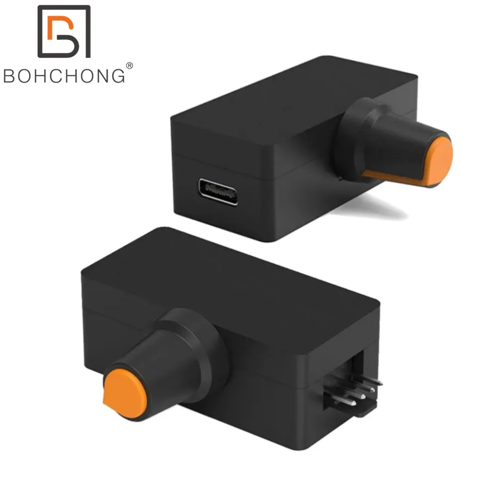 Controlador de velocidad PWM tipo C de alta potencia, regulador de ventilador violento, fuente de alimentación de carga rápida PD QC, radiador de