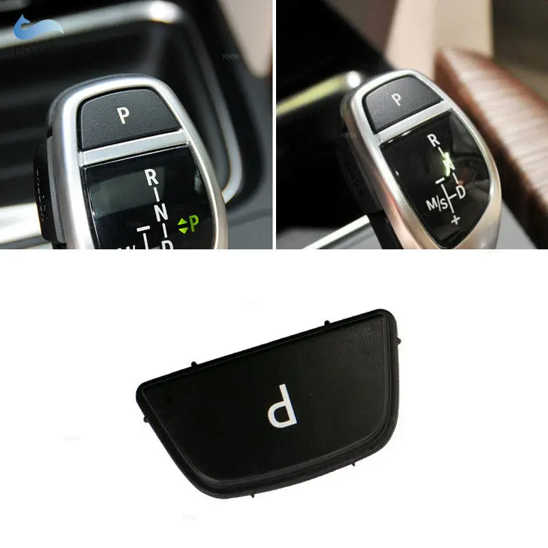 Black For BMW X3 F25 X4 F26 F20 F21 F22 F32 F23 5GT F07 F02 F06 F10 F12 F13 F18 M Sport Car Gear Lever Auto Parking Button Cap