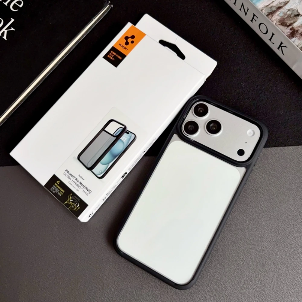 Spigen Ultra Hybrid Nicht-Vergilbende Transparente Hülle für iPhone 17 Air 18 16Plus 15 14 13 12 Pro Max Stoßfeste Durchsichtige Schutzhülle