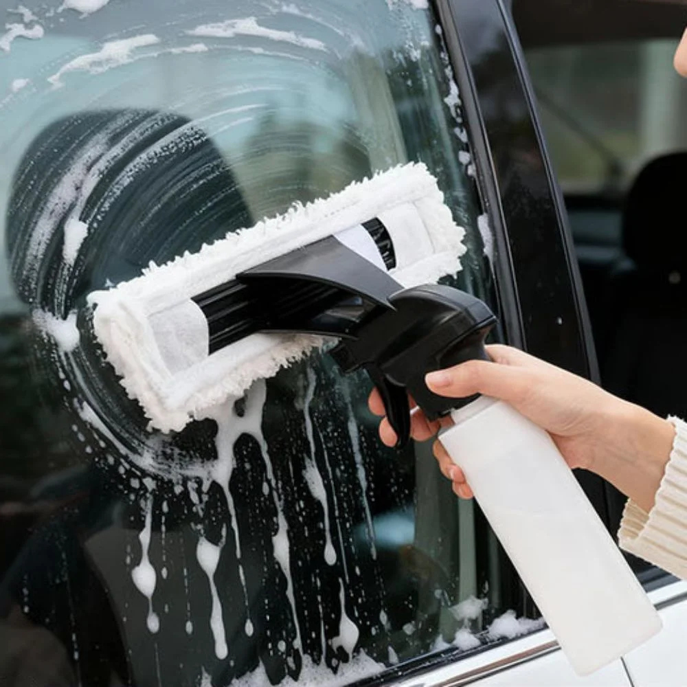 

Cordless Electric Window Cleaner USB Rechargeable Soft Silicone Scraper Window Glass Clean Scraper Long-lasting Battery Life